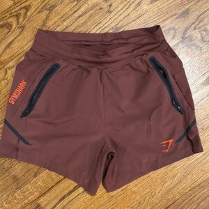 Gymshark Apex 5” Perform Shorts - Cherry Brown